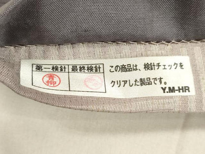 平和屋着物●石川県指定無形文化財　牛首紬　白山工房　手織り　太鼓柄袋帯　市川純一郎　源氏香　金彩　正絹　逸品　DAAX0097cm