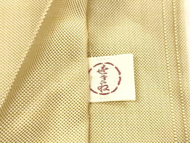 平和屋着物●名門木屋太 今河織物 六通柄袋帯 草花文 正絹 逸品 DAAX0107cm