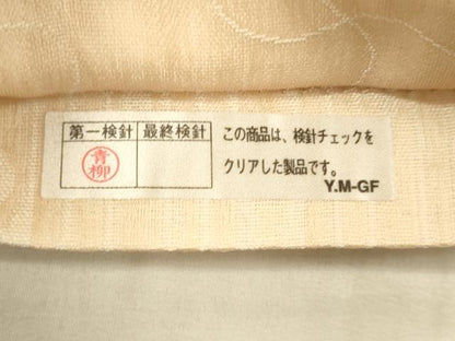 平和屋着物＊夏物 全通柄袋帯 源氏香 銀糸 正絹 逸品 DAAX0186cm