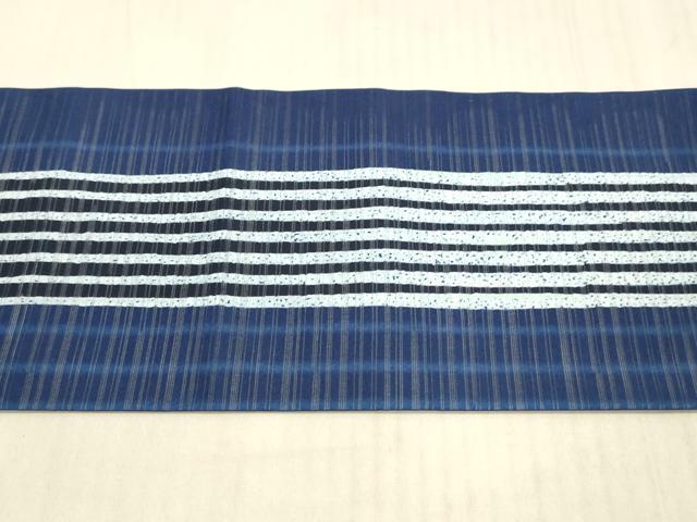 平和屋着物＊夏物 九寸名古屋帯 間道 DAAX0187cm