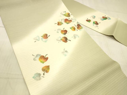 平和屋着物＊夏物 九寸名古屋帯 手描き 成り物 DAAX0189cm