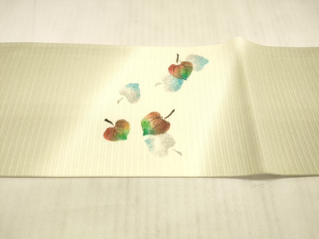 平和屋着物＊夏物　九寸名古屋帯　手描き　成り物　DAAX0189cm 平和屋着物＊夏物 九寸名古屋帯 手描き 成り物 DAAX0189cm