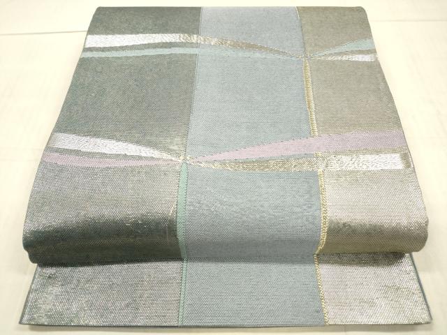 平和屋着物＊夏物　六通柄袋帯　蜻蛉　金銀糸　正絹　逸品　DAAX0194cm