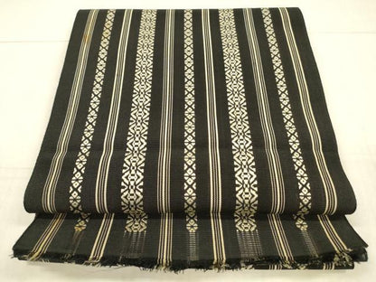 平和屋着物＊夏物 本場筑前博多織 八寸名古屋帯 紗献上 正絹 逸品 DAAX0202cm
