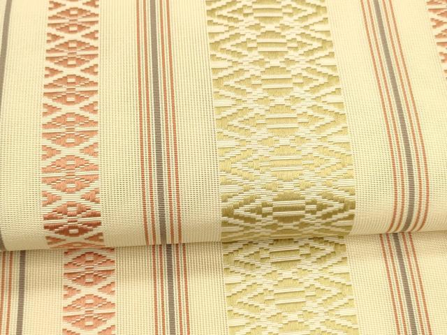 平和屋着物＊夏物 本場筑前博多織 八寸名古屋帯 紗献上 正絹 逸品 DAAX0203cm