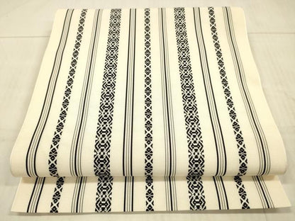 平和屋着物＊夏物　本場筑前博多織　八寸名古屋帯　紗献上　正絹　逸品　DAAX0204cm