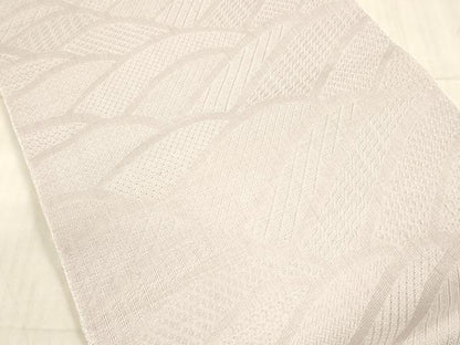 平和屋着物＊夏物 八寸名古屋帯 流水文 紅藤色 DAAX0208cm