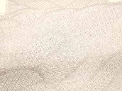 平和屋着物＊夏物 八寸名古屋帯 流水文 紅藤色 DAAX0208cm
