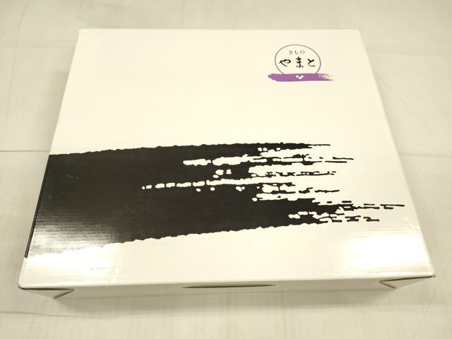 平和屋着物＊夏物　ワンタッチつけ帯　花菱文　やまと誂製　共箱付き　正絹　逸品　DAAX0213cm