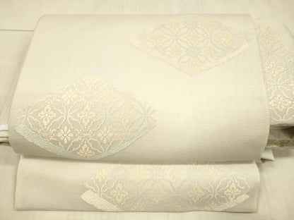 平和屋着物＊夏物　ワンタッチつけ帯　花菱文　やまと誂製　共箱付き　正絹　逸品　DAAX0213cm