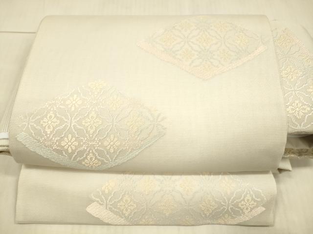 平和屋着物＊夏物　ワンタッチつけ帯　花菱文　やまと誂製　共箱付き　正絹　逸品　DAAX0213cm