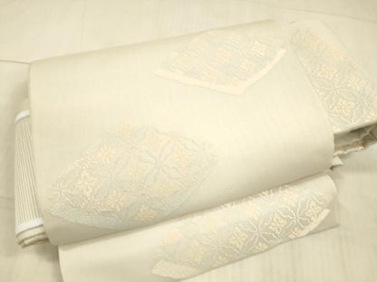 平和屋着物＊夏物　ワンタッチつけ帯　花菱文　やまと誂製　共箱付き　正絹　逸品　DAAX0213cm