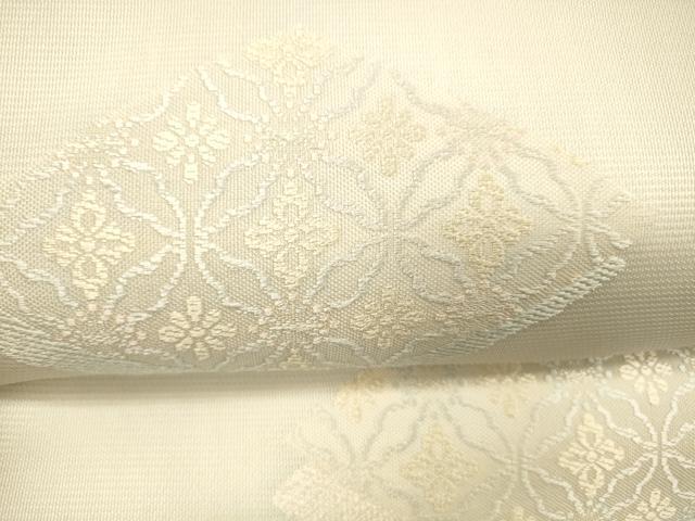 平和屋着物＊夏物　ワンタッチつけ帯　花菱文　やまと誂製　共箱付き　正絹　逸品　DAAX0213cm