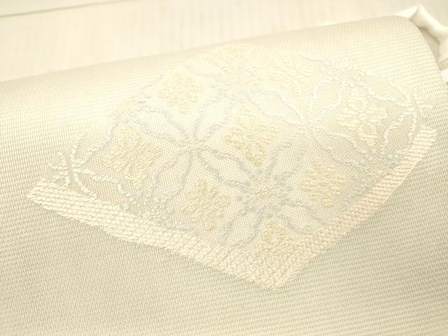 平和屋着物＊夏物　ワンタッチつけ帯　花菱文　やまと誂製　共箱付き　正絹　逸品　DAAX0213cm