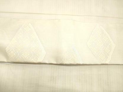 平和屋着物＊夏物　ワンタッチつけ帯　花菱文　やまと誂製　共箱付き　正絹　逸品　DAAX0213cm