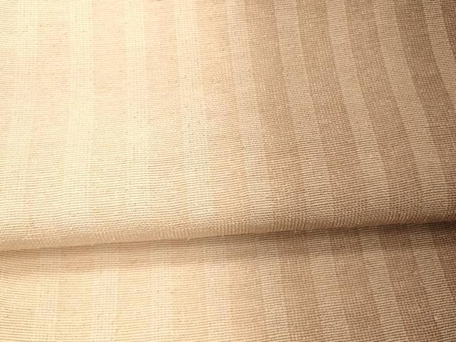 平和屋着物＊夏物 両面 全通柄袋帯 間道 菱文 正絹 逸品 DAAX0251cm