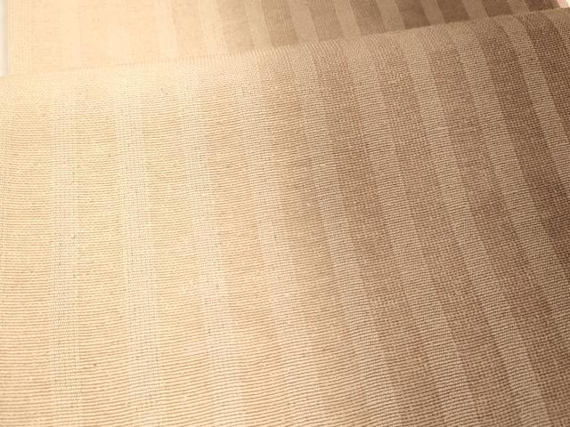 平和屋着物＊夏物 両面 全通柄袋帯 間道 菱文 正絹 逸品 DAAX0251cm