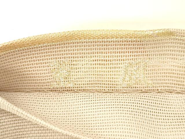 平和屋着物＊夏物 六通柄袋帯 薫風 舞葉文 金銀糸 正絹 逸品 DAAX0261cm