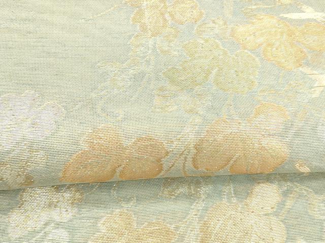 平和屋着物＊夏物 六通柄袋帯 籬蔦の葉文 金糸 正絹 逸品 DAAX0263cm