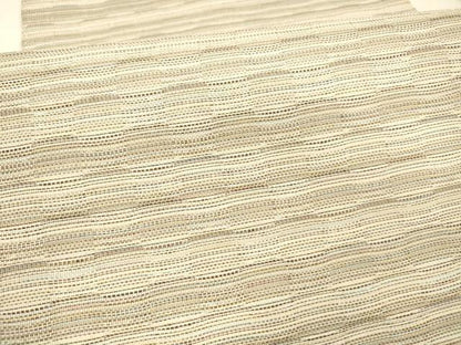 平和屋着物＊夏物 九寸名古屋帯 横段文 金糸 正絹 逸品 DAAX0279cm