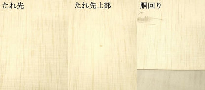 平和屋着物＊夏物 九寸名古屋帯 手描き 流水草葉文 鳥 正絹 逸品 DAAX0286cm