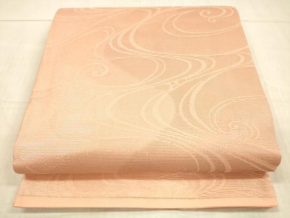 平和屋着物＊夏物 六通柄袋帯 流水文 金銀糸 正絹 逸品 DAAX0290cm