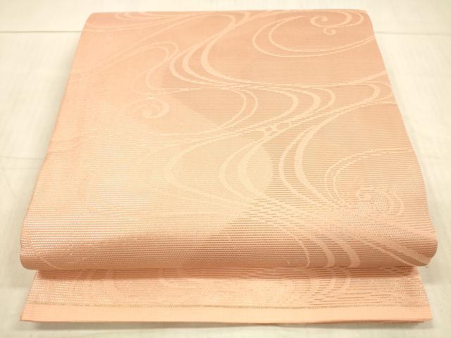 平和屋着物＊夏物 六通柄袋帯 流水文 金銀糸 正絹 逸品 DAAX0290cm