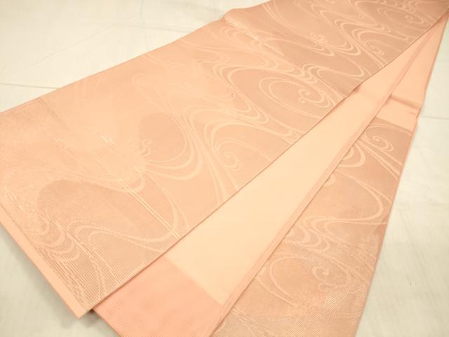 平和屋着物＊夏物 六通柄袋帯 流水文 金銀糸 正絹 逸品 DAAX0290cm
