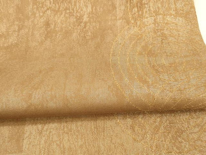 平和屋着物＊夏物 六通柄袋帯 丸文 金糸 正絹 逸品 DAAX0300cm