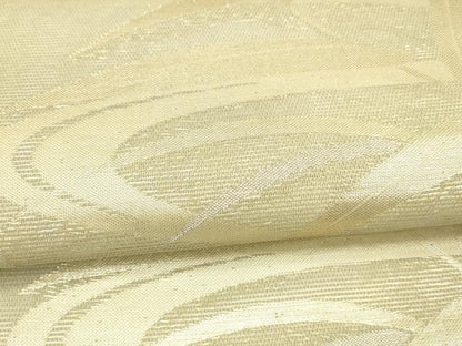 平和屋着物＊夏物 六通柄袋帯 流水草葉文 金銀糸 正絹 逸品 DAAX0310cm