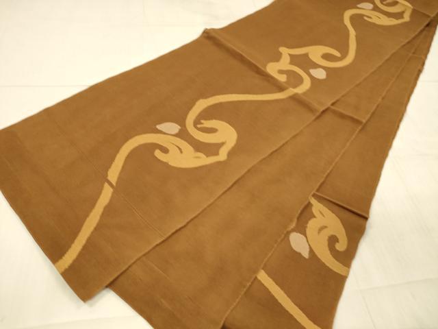 平和屋着物＊夏物 六通柄 本袋帯 抽象文様 正絹 逸品 DAAX0316cm