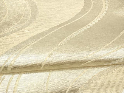 平和屋着物＊夏物 六通柄袋帯 流水文 銀糸 正絹 逸品 DAAX0323cm