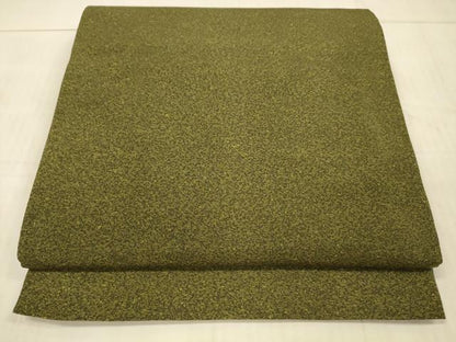 平和屋着物●両面　全通柄袋帯　霞文　間道　正絹　逸品　DAAX0402cm