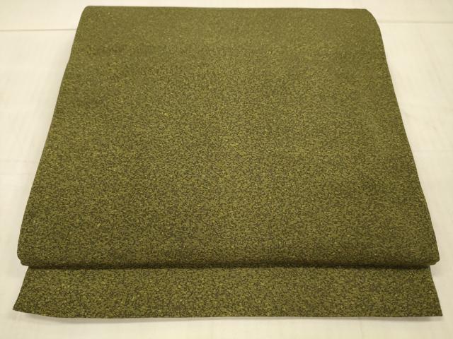 平和屋着物●両面　全通柄袋帯　霞文　間道　正絹　逸品　DAAX0402cm