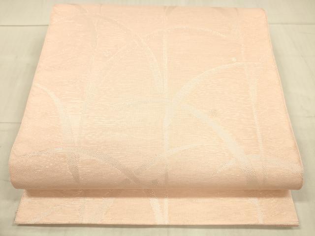 平和屋着物＊夏物 六通柄 本袋帯 露草文 銀糸 正絹 逸品 DAAX0465cm