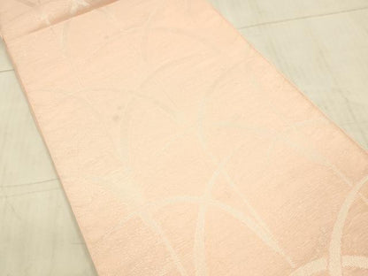 平和屋着物＊夏物 六通柄 本袋帯 露草文 銀糸 正絹 逸品 DAAX0465cm