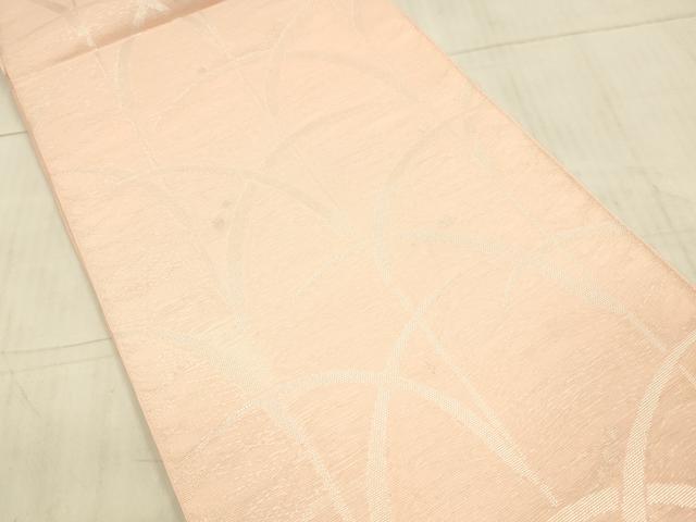 平和屋着物＊夏物 六通柄 本袋帯 露草文 銀糸 正絹 逸品 DAAX0465cm