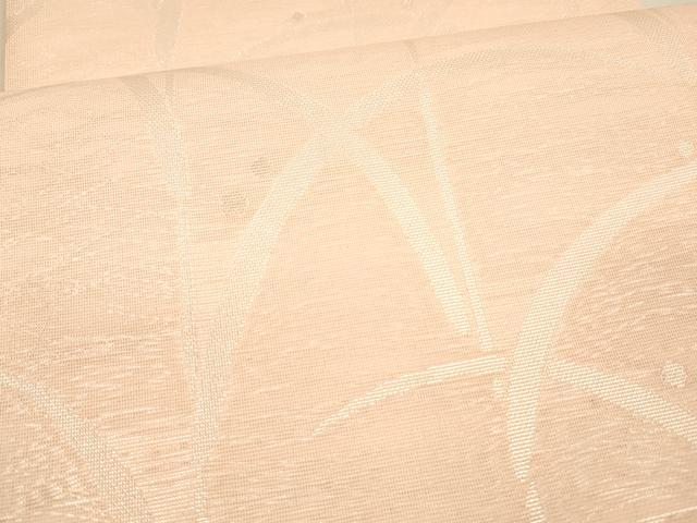 平和屋着物＊夏物 六通柄 本袋帯 露草文 銀糸 正絹 逸品 DAAX0465cm