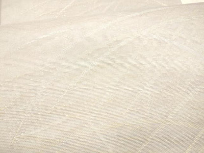 平和屋着物＊夏物 六通柄袋帯 草葉文 金銀糸 正絹 逸品 DAAX0468cm