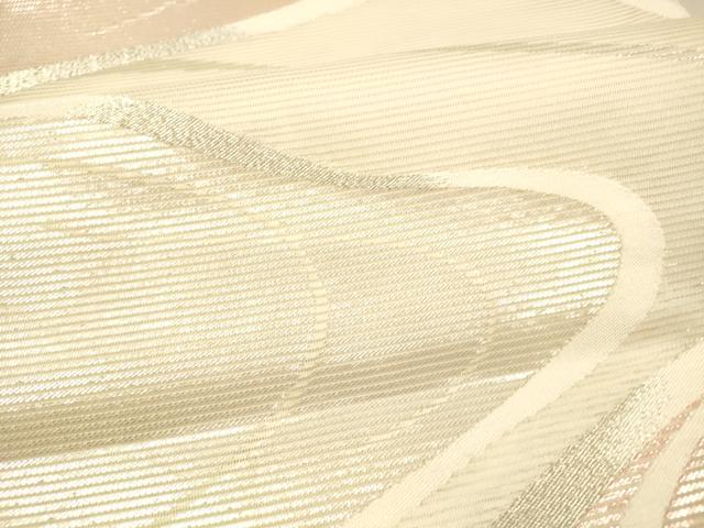 平和屋着物＊夏物 六通柄袋帯 流水文 銀糸 正絹 逸品 DAAX0474cm