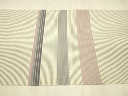 平和屋着物＊夏物 絽綴れ 八寸名古屋帯 抽象文様 正絹 逸品 DAAX0477cm