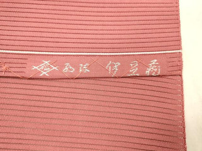 平和屋着物＊夏物 西陣 安田つづれ工房謹製 絽綴れ 八寸名古屋帯 風景文 正絹 逸品 DAAX0481cm