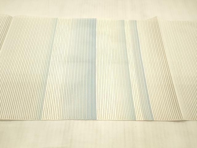 平和屋着物＊夏物 絽綴れ 八寸名古屋帯 抽象文様 金銀糸 正絹 逸品 DAAX0487cm