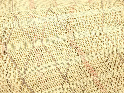 平和屋着物＊夏物 八寸名古屋帯 抽象文様 金糸 正絹 逸品 DAAX0490cm