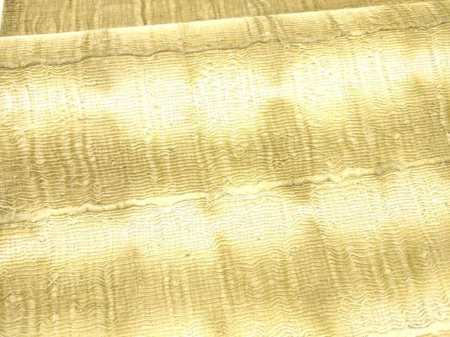 平和屋着物＊夏物　太鼓柄袋帯　抽象文様　正絹　逸品　DAAX0498cm