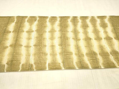 平和屋着物＊夏物　太鼓柄袋帯　抽象文様　正絹　逸品　DAAX0498cm
