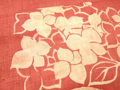 平和屋着物＊夏物 太鼓柄袋帯 型染 紫陽花 正絹 逸品 DAAX0499cm