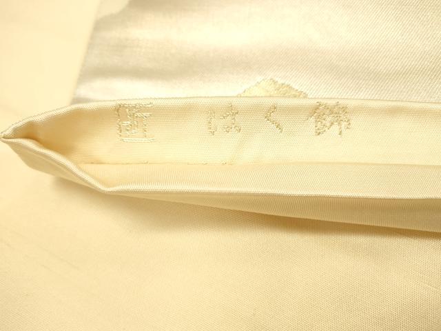 平和屋着物◎六通柄袋帯　はく錦　遠山風景文　金銀糸　引箔　正絹　逸品　DAAX0655jm