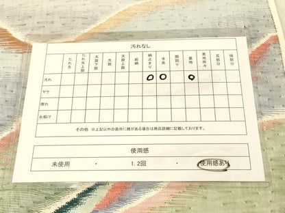 平和屋着物◎太鼓柄袋帯 すくい織 重山文 正絹 逸品 DAAX0935jm
