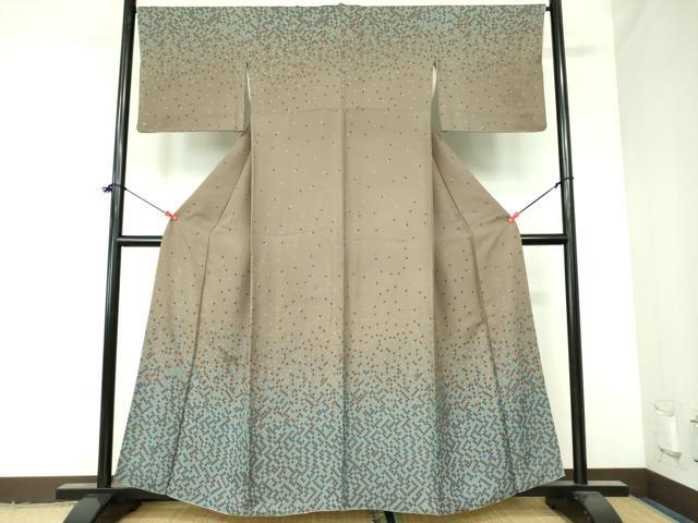 平和屋着物●訪問着　箔散らし　正絹　逸品　DAAX1252op